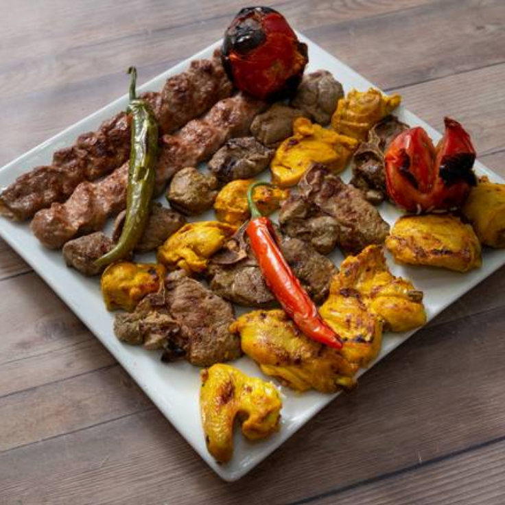 Mix Kebab Half Plater